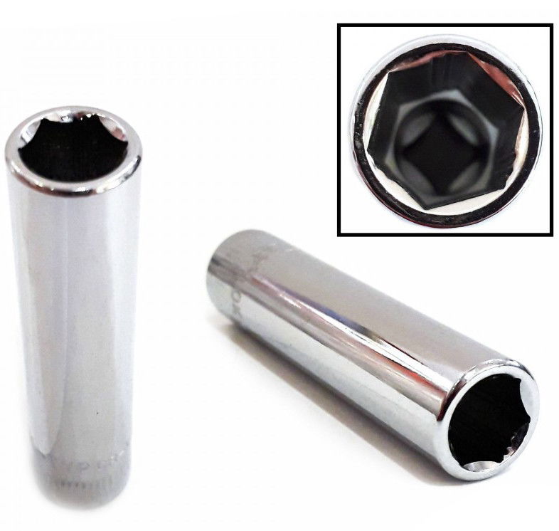 Welzh Werkzeug 4035-12-WW 1/4"-os 6 lapú Lok-Typ dugókulcs fej, hosszított kivitel, 12 mm termék fő termékképe