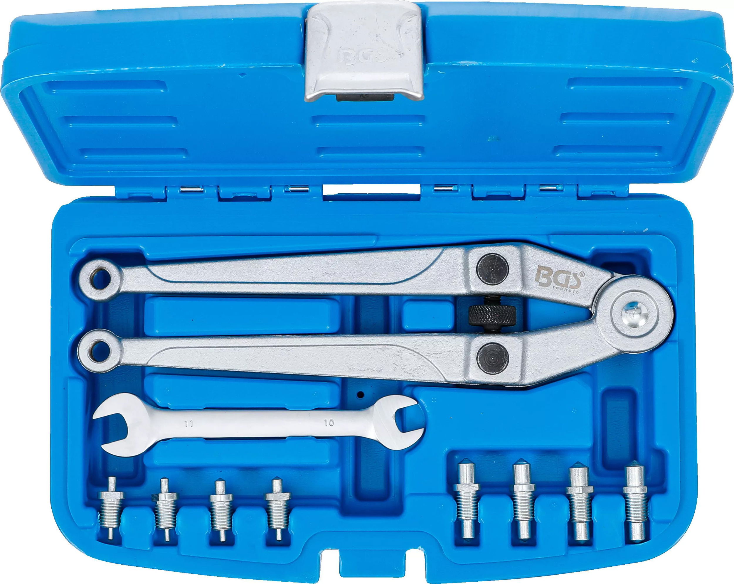 BGS Technic 9-9602 körmöskulcs, oldalcsapos készlet, cserélhető két csapos, 2.5 - 9.0 mm termék fő termékképe