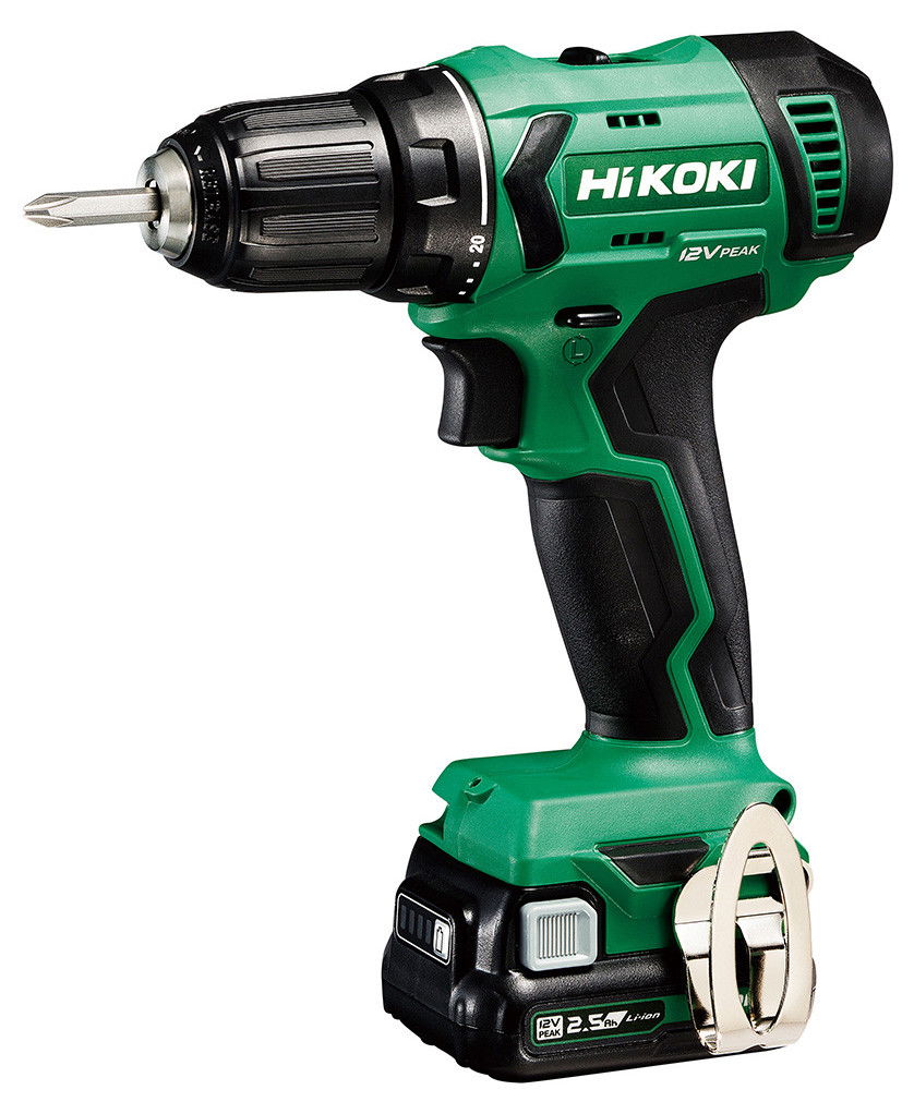 HiKoki DS12DAWEZ akkus fúró-csavarozó (2 x 2.5 Ah Li-ion akkuval, Hitbox kofferben) termék fő termékképe