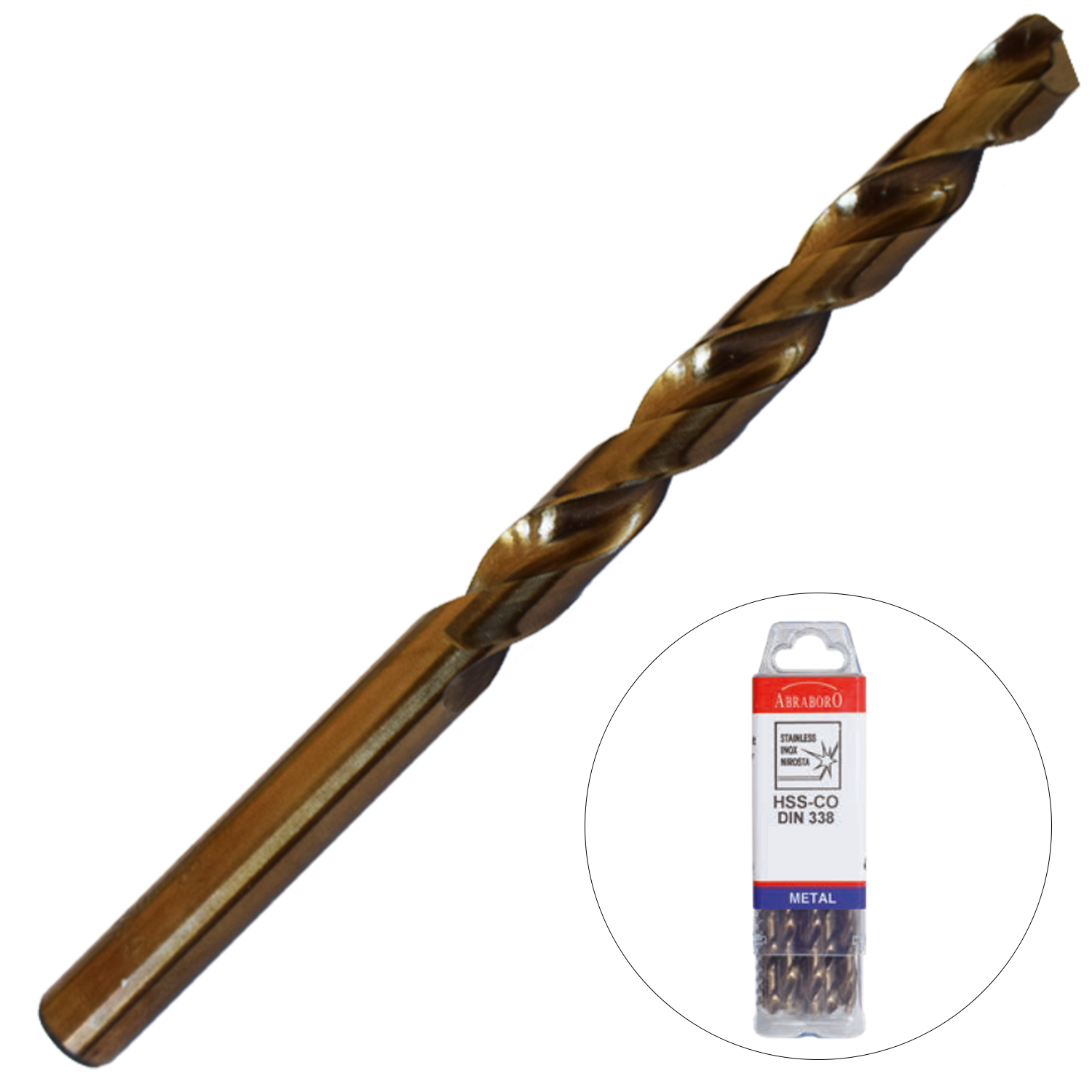 Abraboro 3.1 x 65 / 36 mm HSS-Co fémcsigafúró X-Pack, 10 db/csomag termék fő termékképe