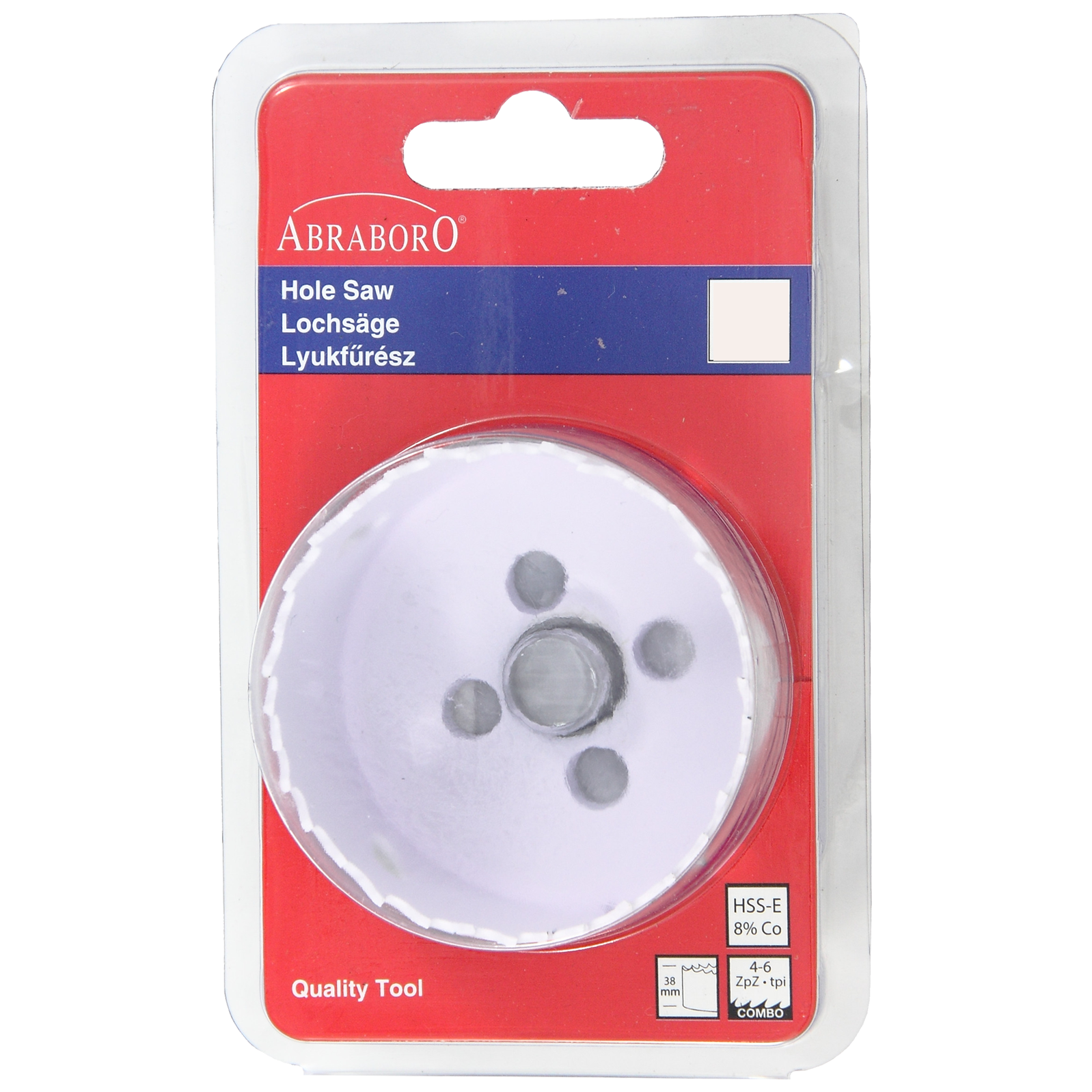 Abraboro 250 mm HSS-Co lyukfűrész termék fő termékképe