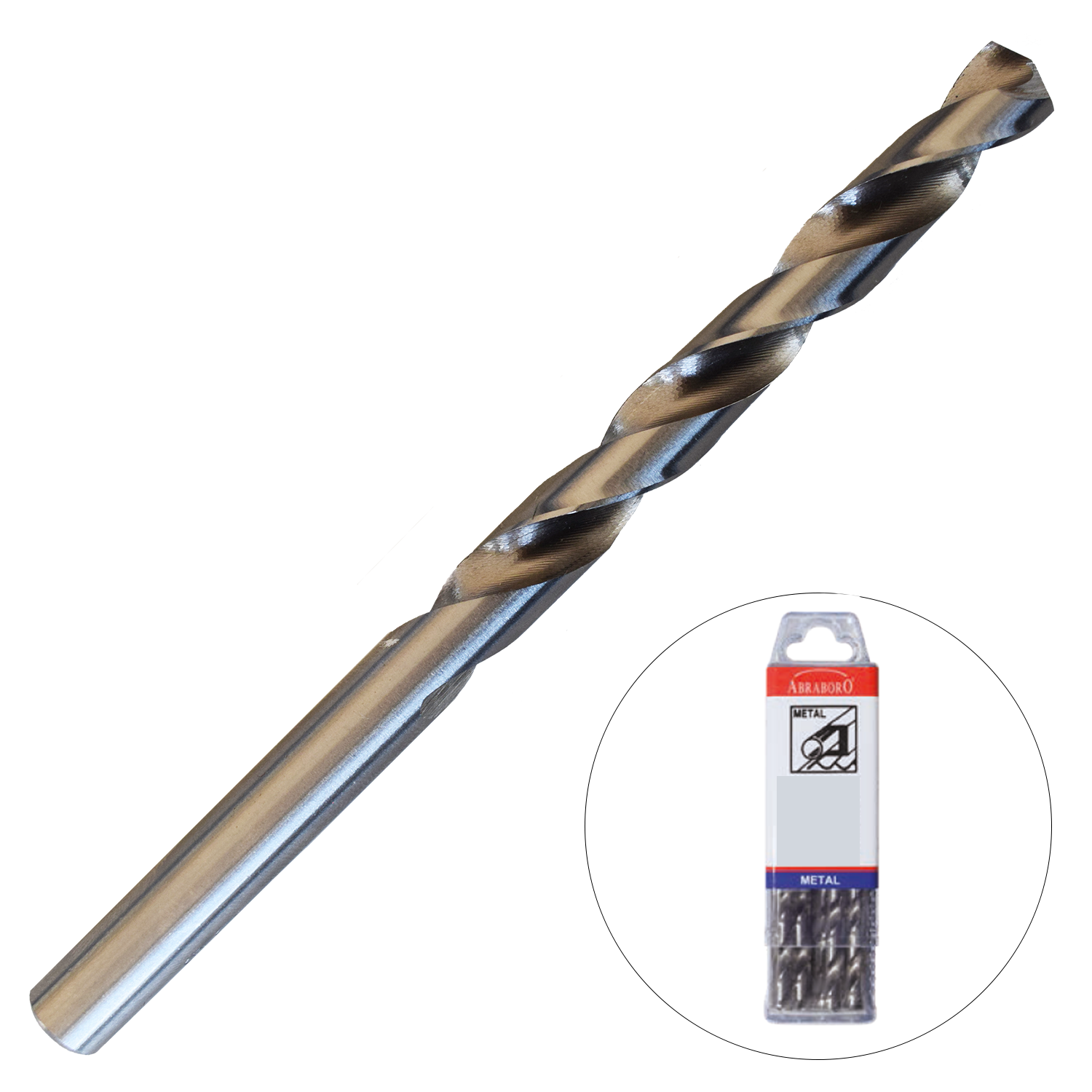 Abraboro 7.6 x 117 / 75 mm HSS-GS fémfúró X-Pack, 10 db/csomag termék fő termékképe