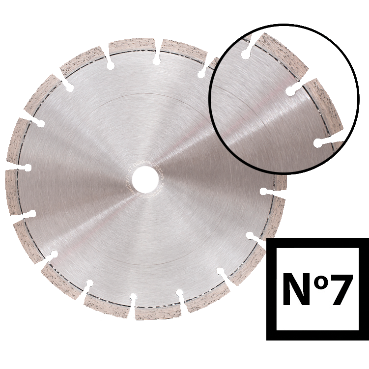 Abraboro 400 x 25.40 mm No.7 univerzális gyémánttárcsa termék fő termékképe