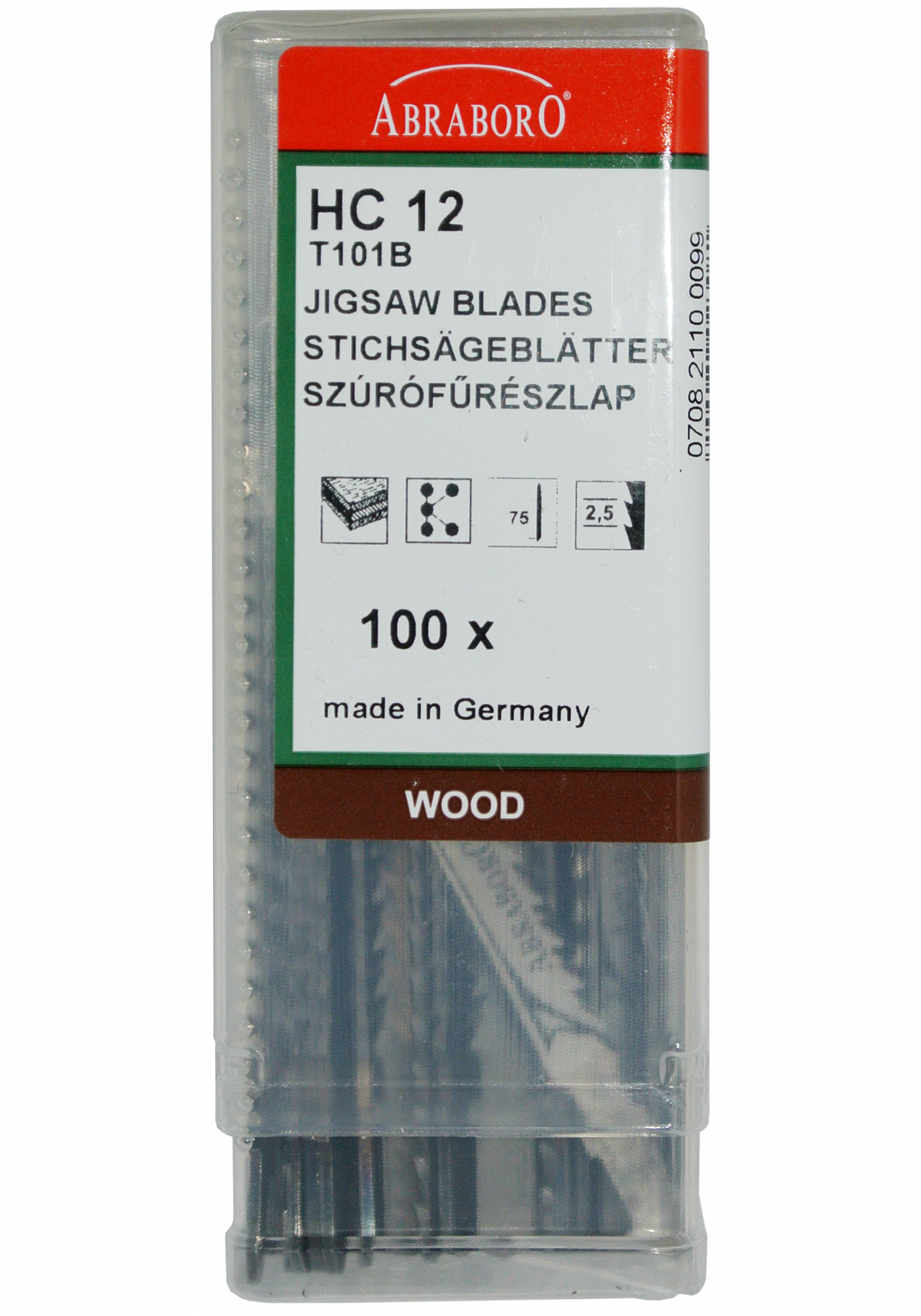 Abraboro MG 118A (MG 11) szúrófűrészlap Bosch befogással, 100 db/csomag termék fő termékképe