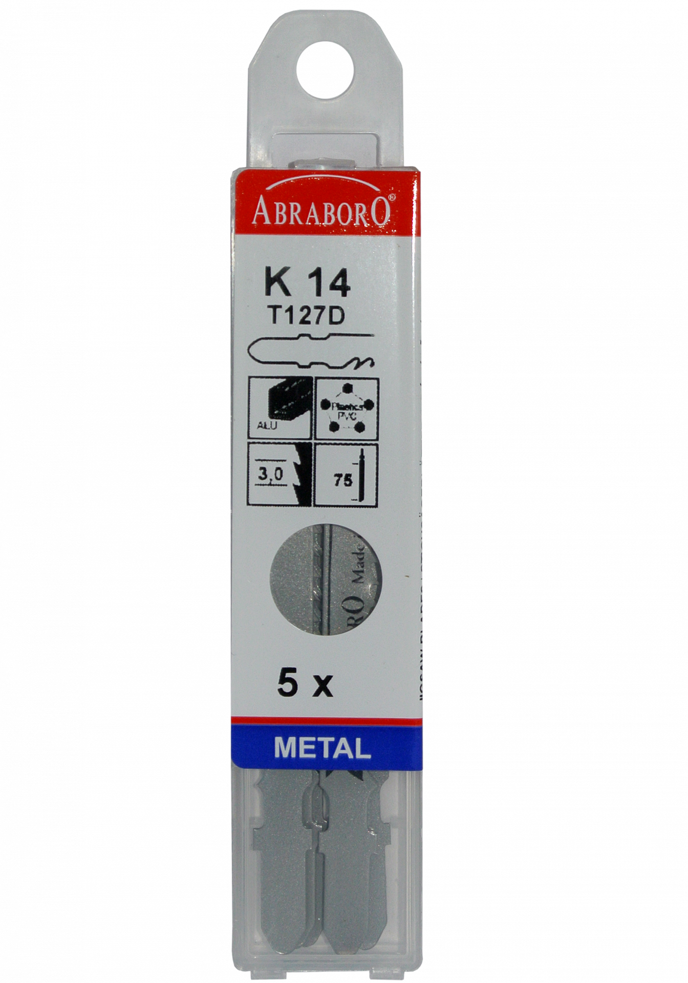 Abraboro MG 123XF (MG 1014 bi) szúrófűrészlap Bosch befogással, 5 db/csomag termék fő termékképe