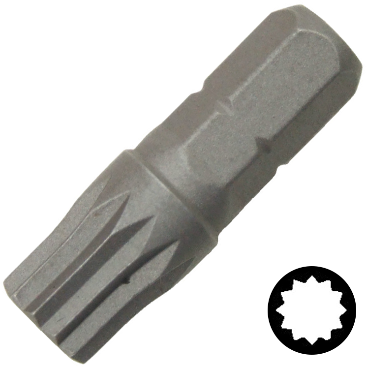 KENNEDY No.8 XZN csavarhúzó bit 1/4" hatszög illesztéssel, 25 mm termék fő termékképe
