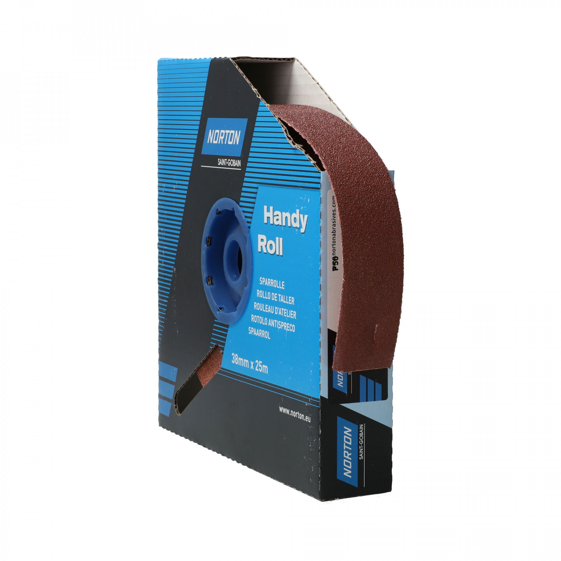 Norton R222 csiszolóvászon műhelytekercs 38mmx25m P50 termék fő termékképe