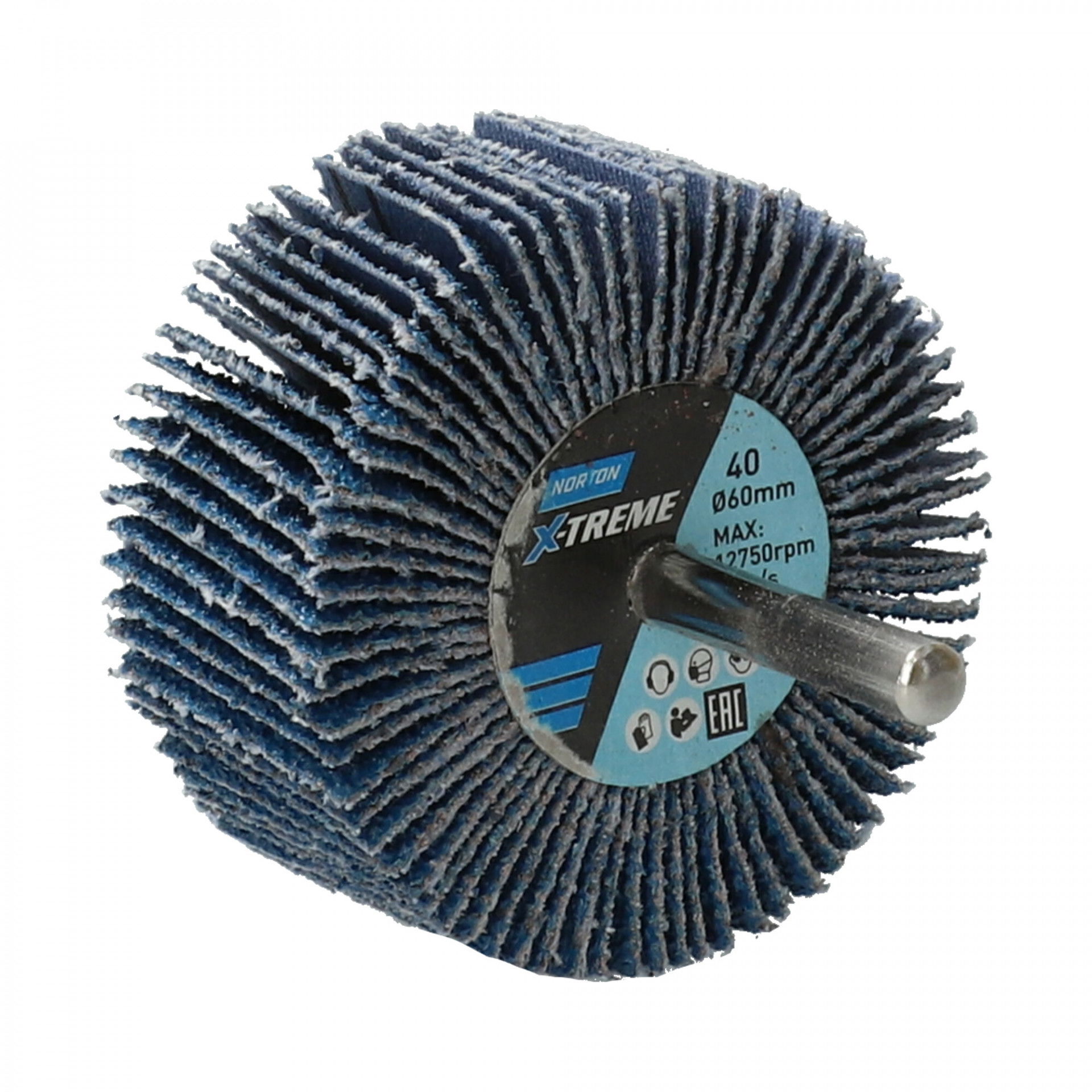 Norton X-Treme R822 csapos lamellás csiszolókorong Ø60x30x6mm P40, 10 db/csomag termék fő termékképe