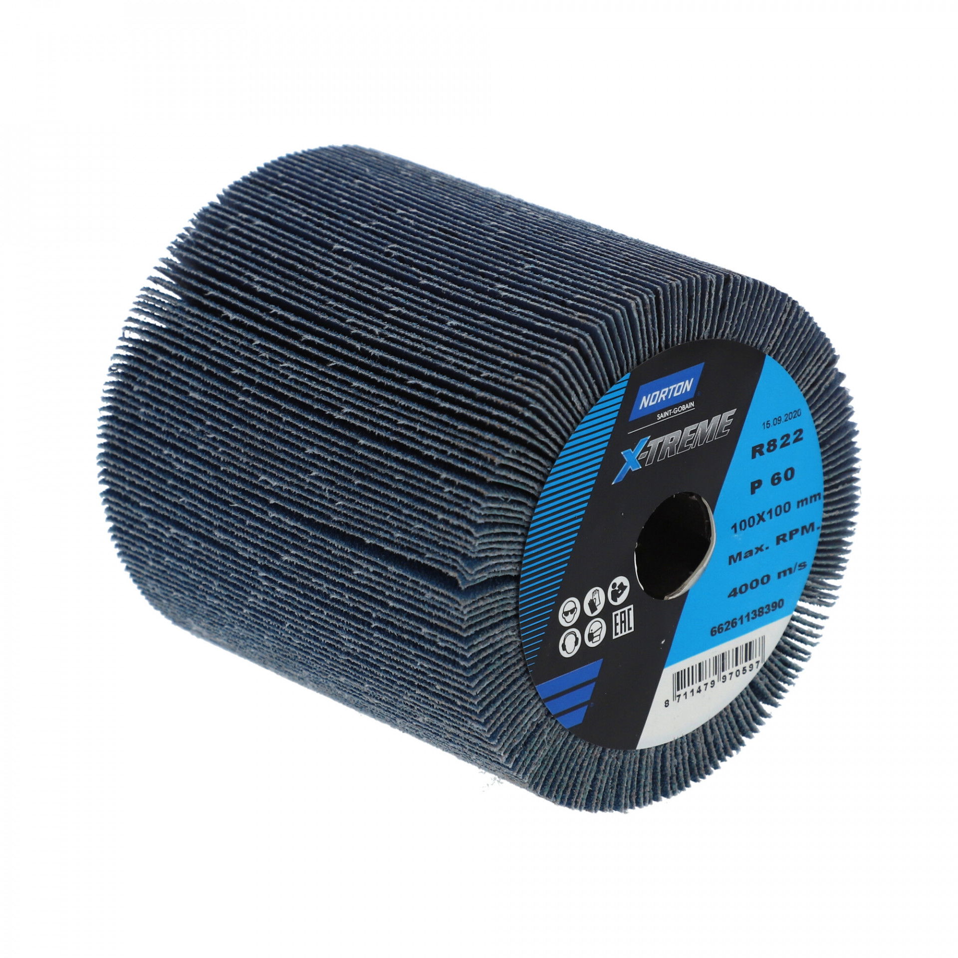 Satinex X-Treme R822 lamellás csiszolókorong Ø100x100x19,1mm P60 termék fő termékképe