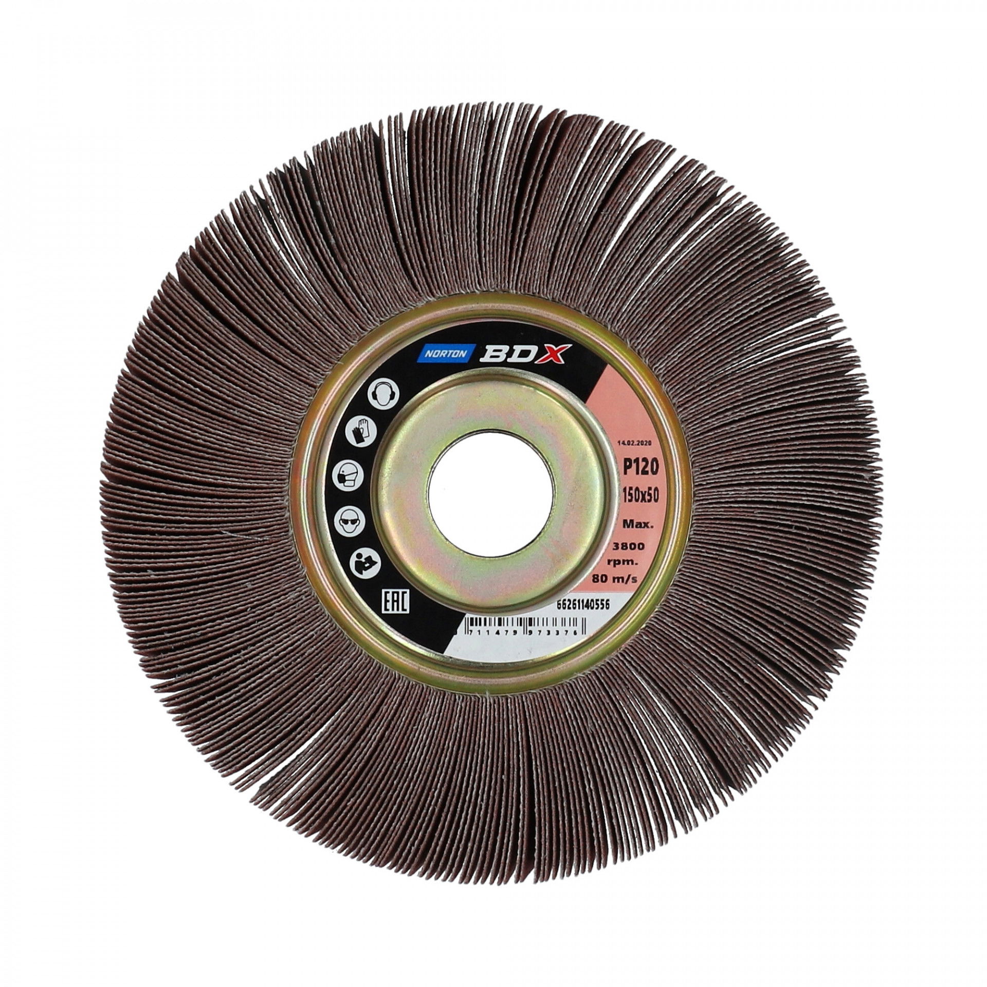 Norton R207Plus szaturnusz lamellás csiszolókorong Ø150x50x25mm P120 termék fő termékképe