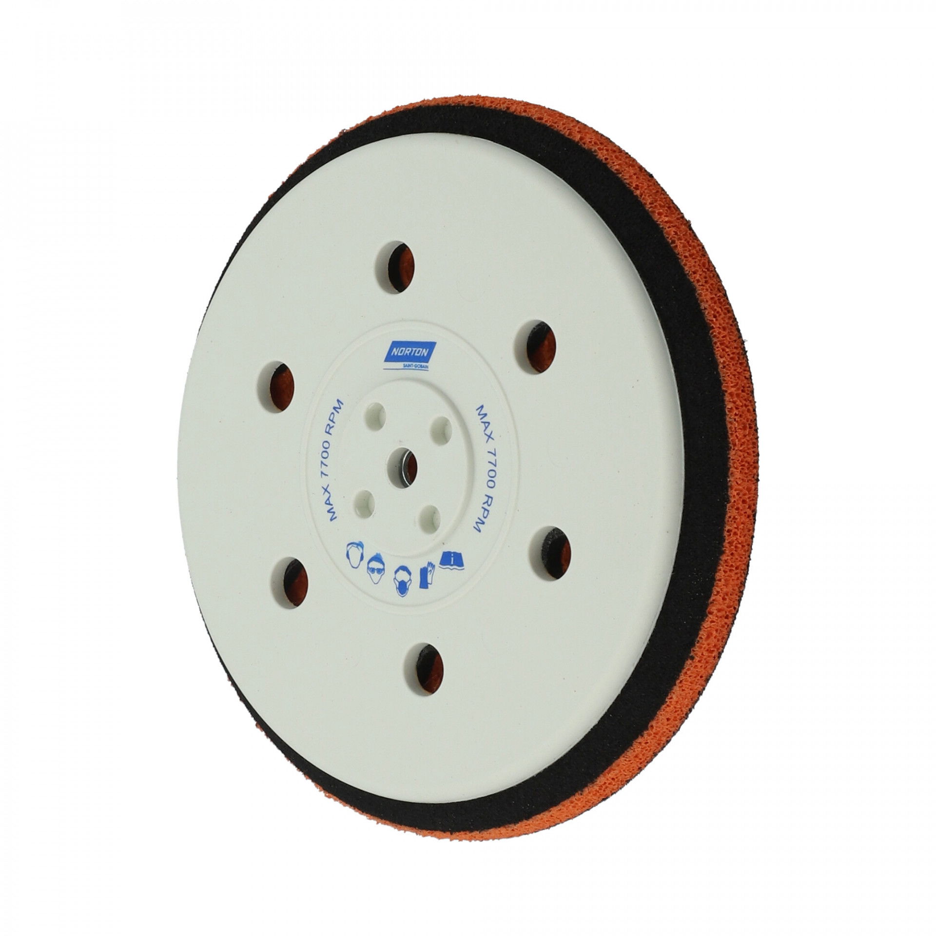 Norton Pro csiszolókorong felfogó 6+1 lyukas Ø150 mm Soft termék fő termékképe