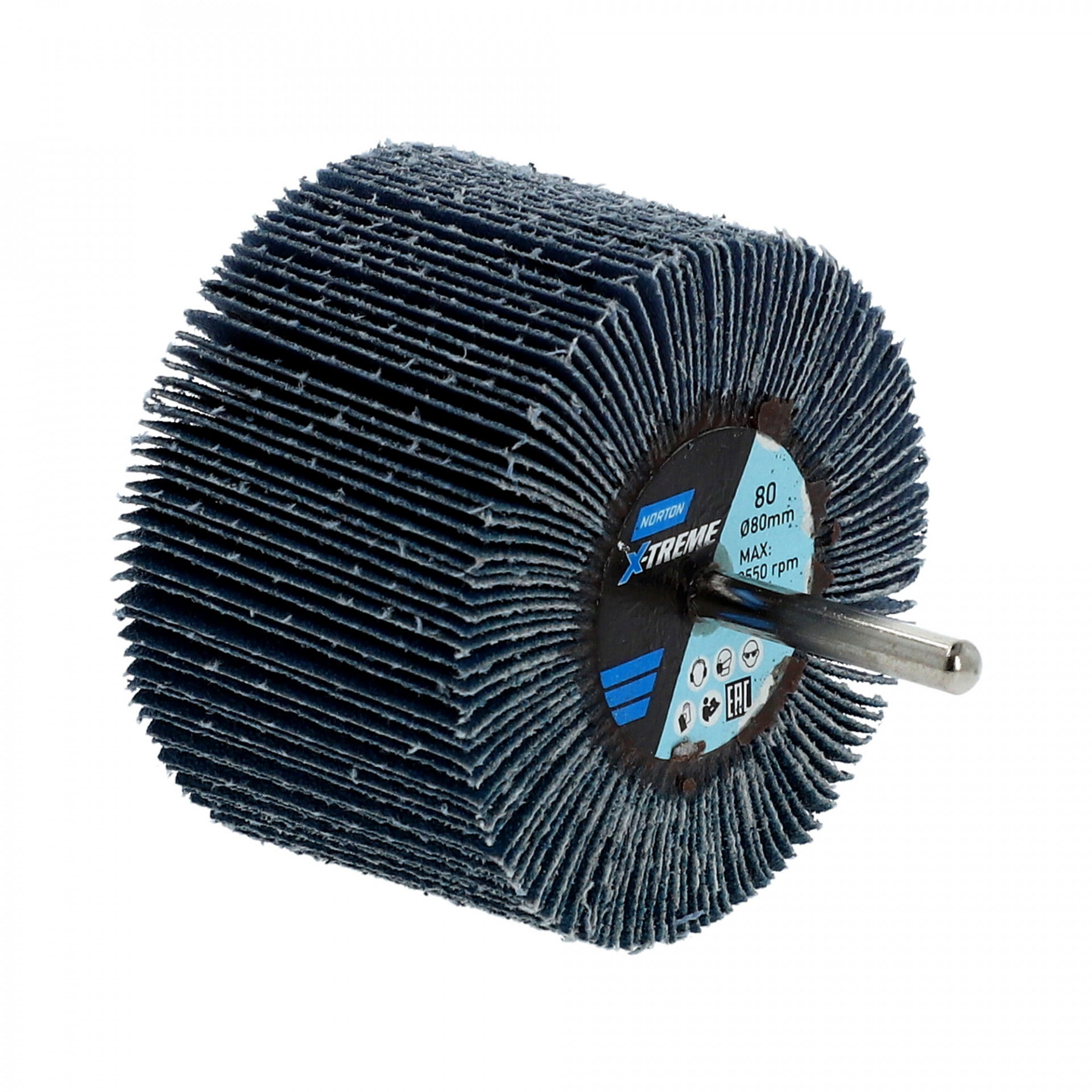 Norton X-Treme R822 csapos lamellás csiszolókorong Ø80x50x6mm P80, 10 db/csomag termék fő termékképe