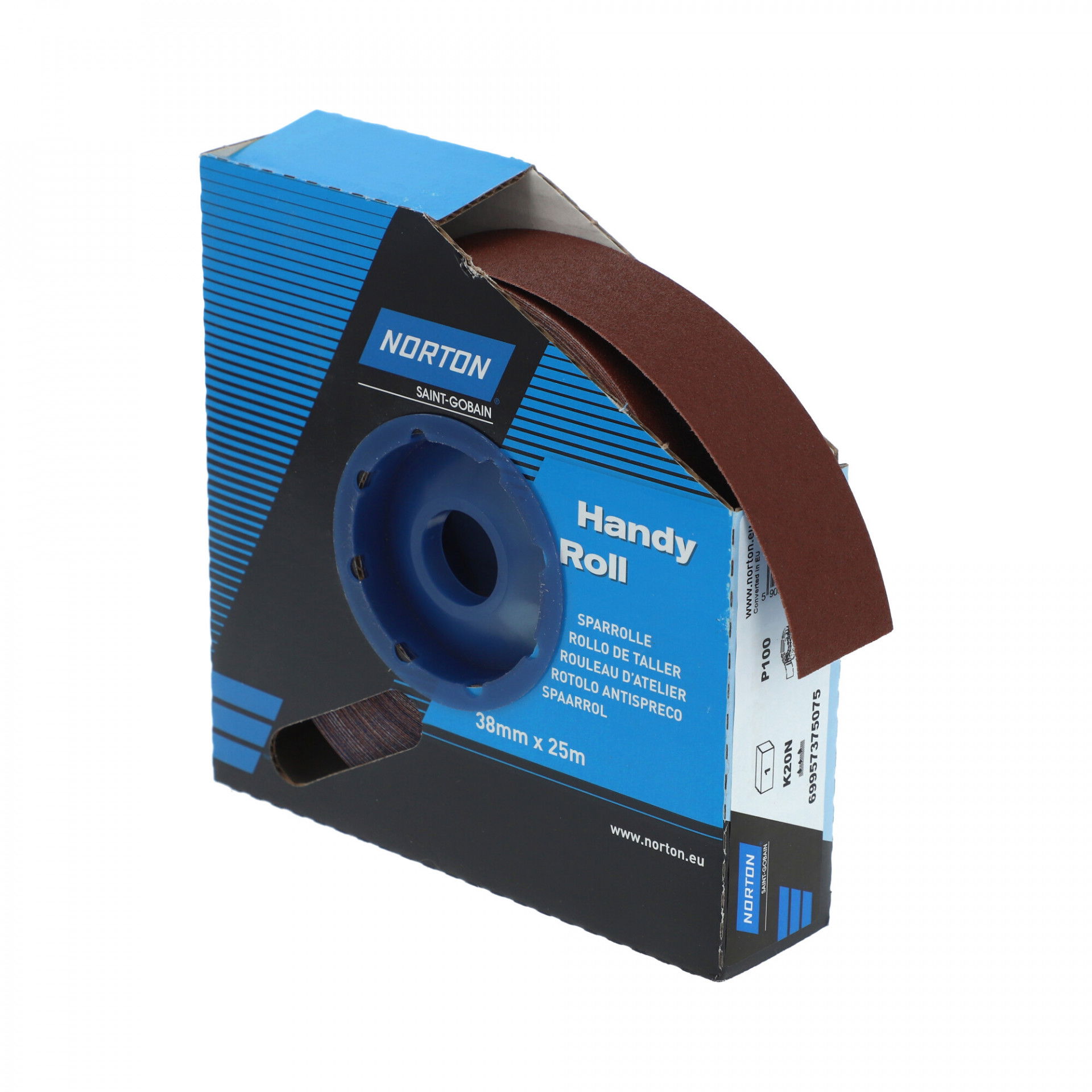 Norton K20N csiszolóvászon műhelytekercs 38mmx25m P100 termék fő termékképe
