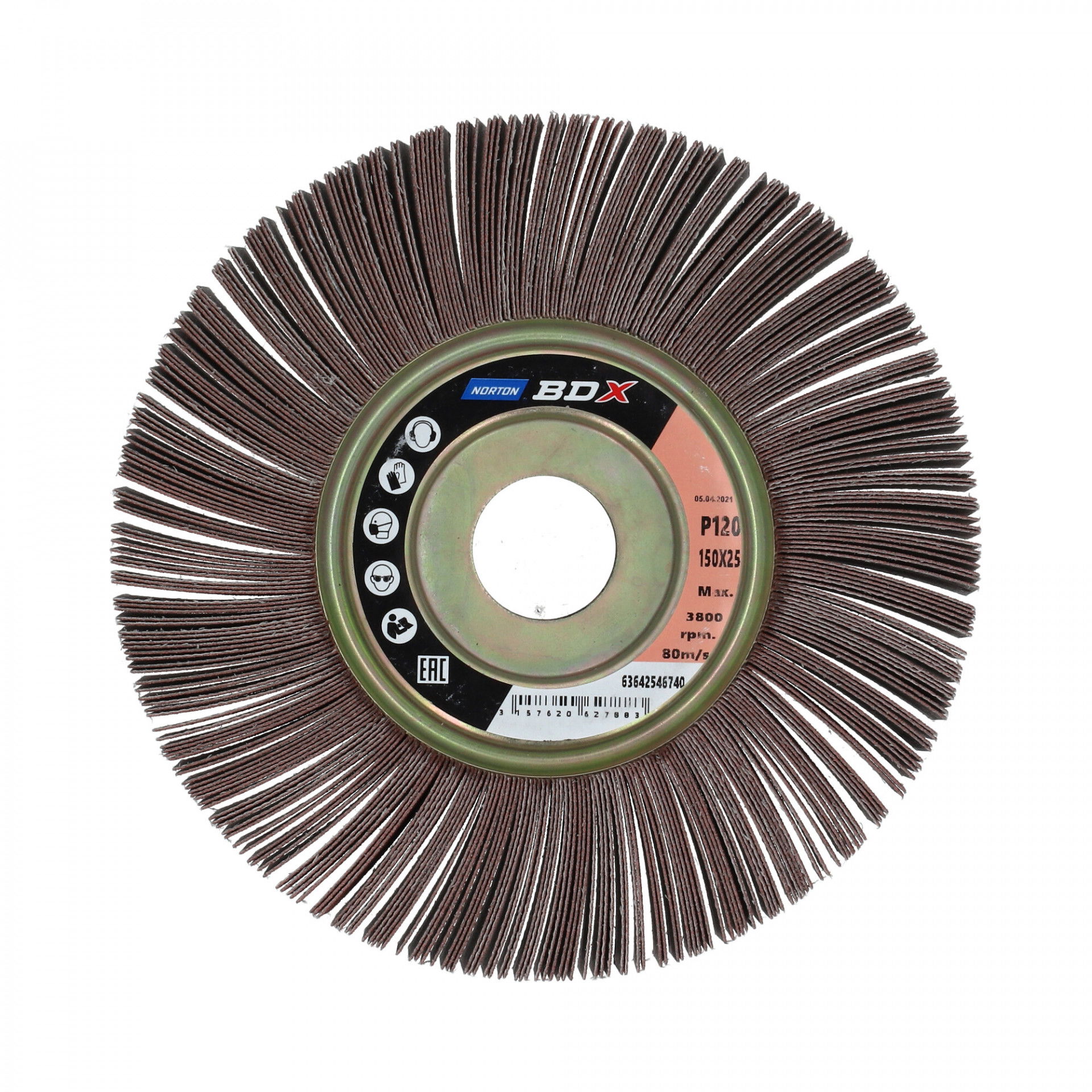 Norton R207Plus szaturnusz lamellás csiszolókorong Ø150x25x25mm P180, 2 db/csomag termék fő termékképe