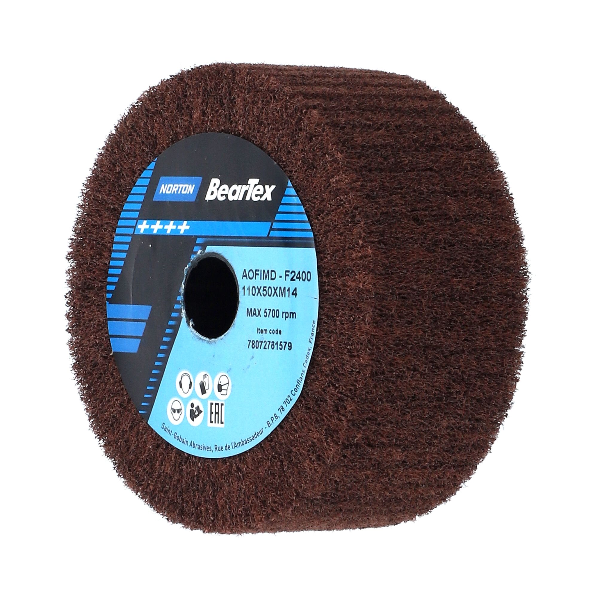 Satinex M14 lamellás csiszolókorong Ø110x50xM14 Fine A, 2 db/csomag termék fő termékképe