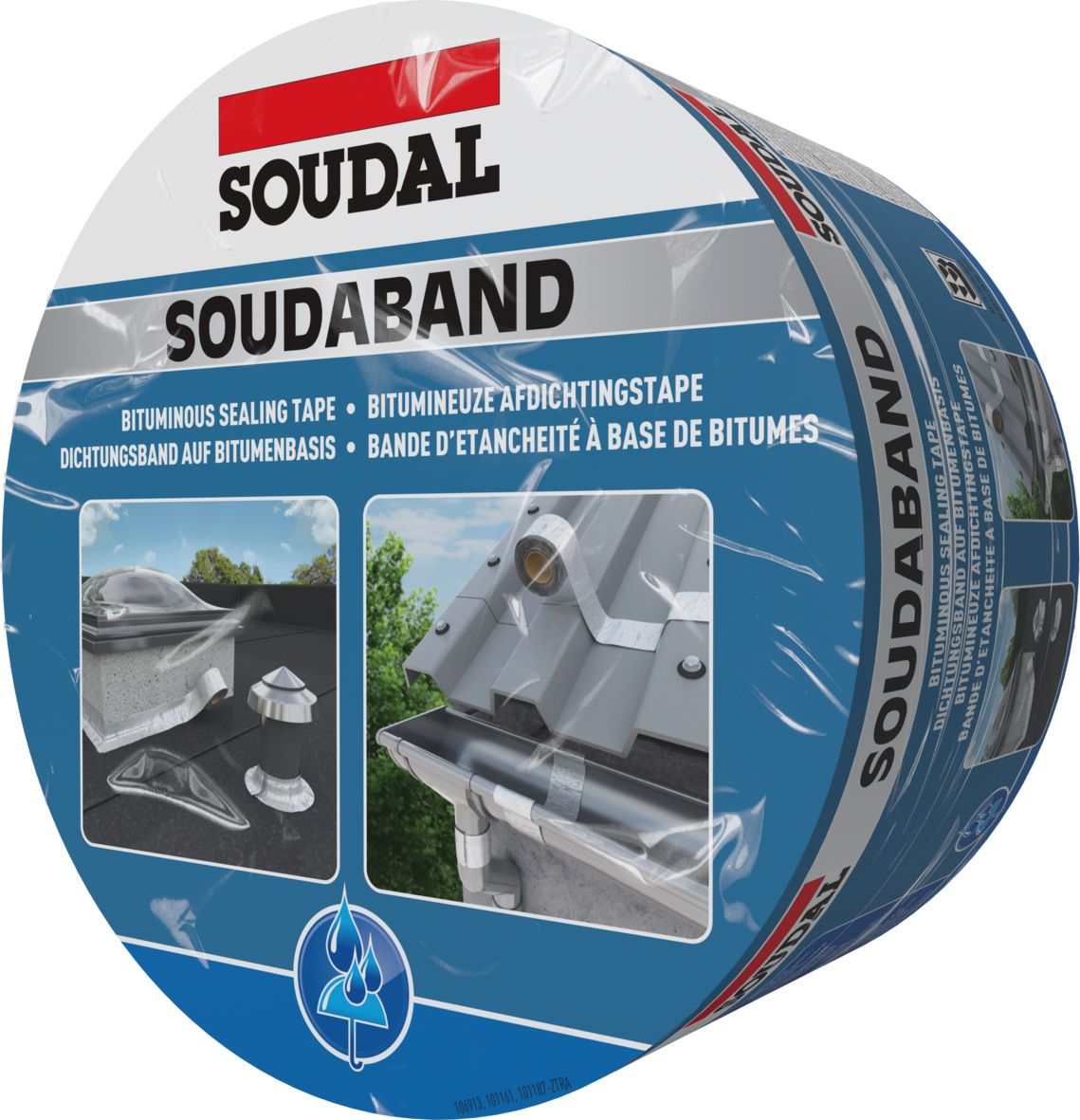 Soudal Soudaband öntapadó tömítőszalag, 7.5 cm x 10 m termék fő termékképe