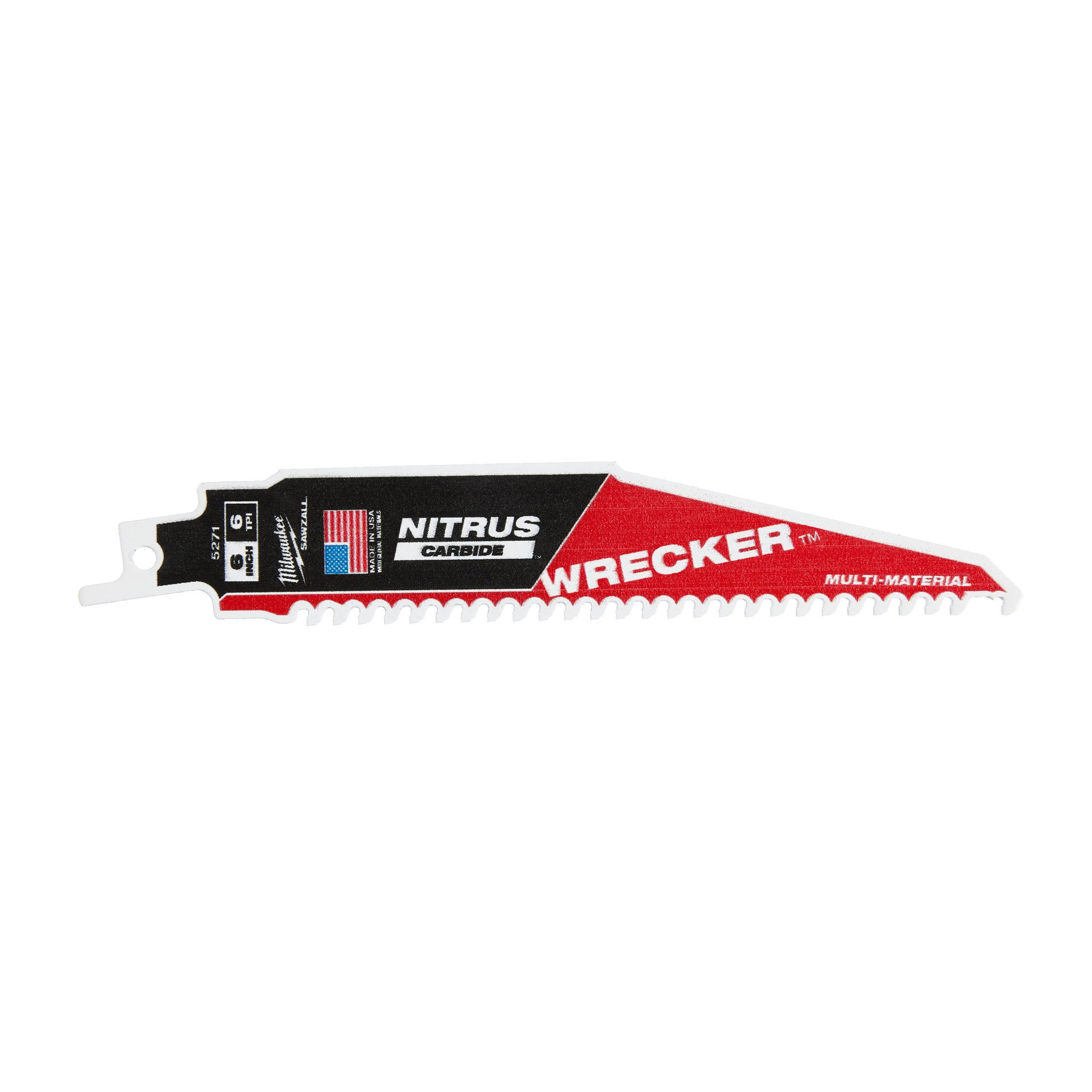 Milwaukee WRECKER többfunkciós szablyafűrészlap TCT Wrecker Nitrus Carbide, 150 mm, 6 TPI termék fő termékképe
