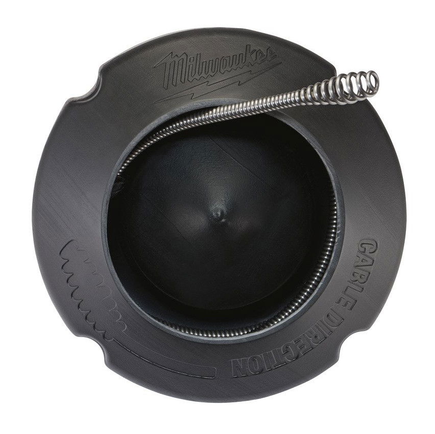 Milwaukee Kábeltartó dob + M12 buzogányfejű acélkábel, spirál, Ø6 mm, 7.6 m termék fő termékképe