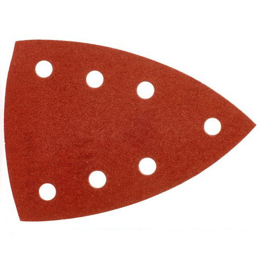 Milwaukee Tépőzáras delta csiszolólap, 100x147 mm, 7 lyukú, 80-as finomság, 10 db/csomag termék fő termékképe