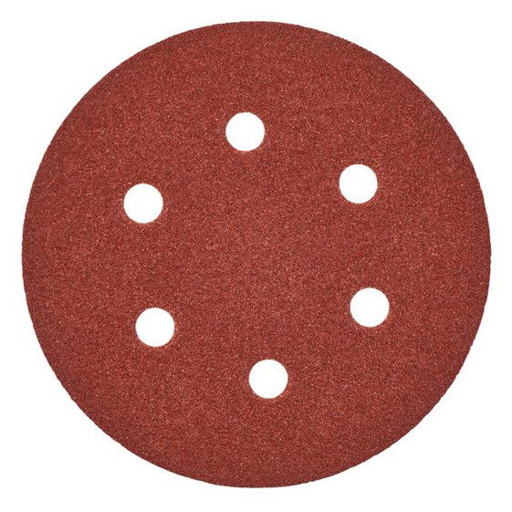 Milwaukee Tépőzáras csiszolólap, Ø 150 mm, 6 lyukú, 120-as finomság, 50 db/csomag termék fő termékképe