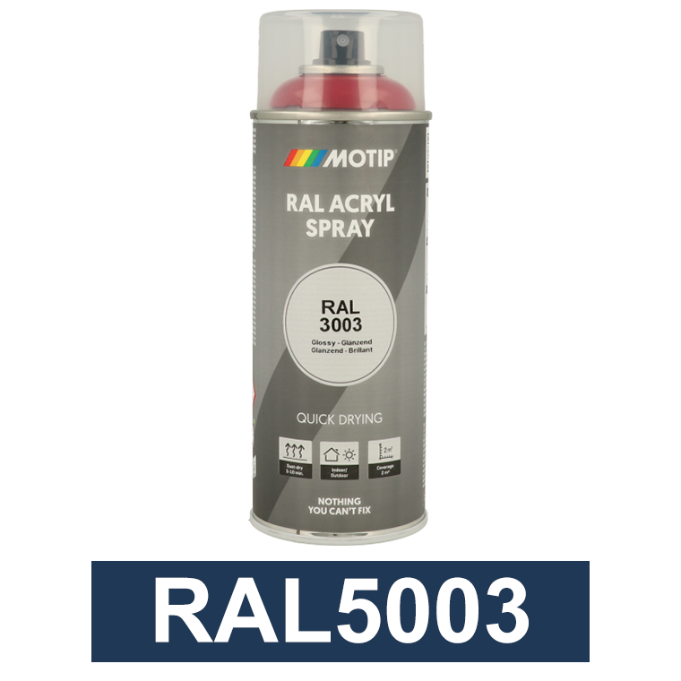 Motip Ipari festék spray, RAL5003, 400 ml termék fő termékképe